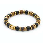 Elegant men’s gemstone bracelet for focus and leadership